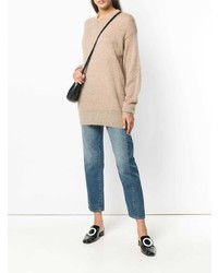 hellbeige Oversize Pullover von Joseph