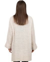 hellbeige Oversize Pullover von Reichstadt
