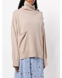 hellbeige Oversize Pullover von Joseph