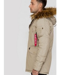 hellbeige Parka von Alpha Industries