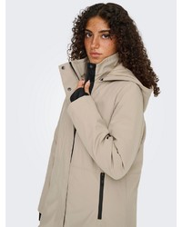 hellbeige Parka von Only