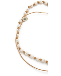 hellbeige Perlenkette von Chan Luu