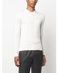 hellbeige Polo Pullover von Brioni