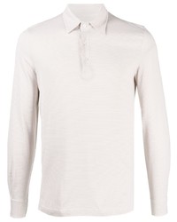 hellbeige Polo Pullover von Fedeli