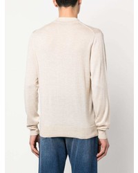 hellbeige Polo Pullover von Corneliani