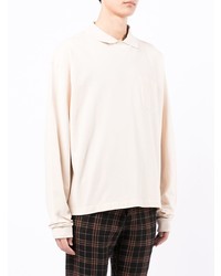 hellbeige Polo Pullover von YMC