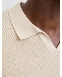 hellbeige Polo Pullover von Jack & Jones