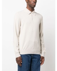 hellbeige Polo Pullover von Fedeli