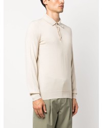 hellbeige Polo Pullover von Zegna