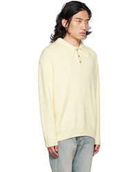 hellbeige Polo Pullover von DRAE