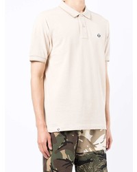 hellbeige Polohemd von AAPE BY A BATHING APE