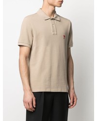 hellbeige Polohemd von Ami Paris