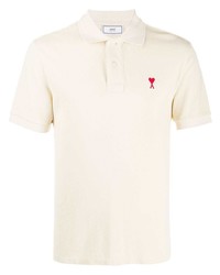 hellbeige Polohemd von Ami Paris