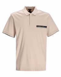 hellbeige Polohemd von BOSS