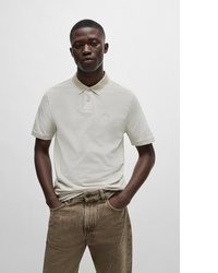 hellbeige Polohemd von Boss Orange