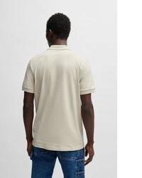 hellbeige Polohemd von Boss Orange