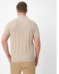 hellbeige Polohemd von Brax
