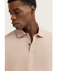 hellbeige Polohemd von Bugatti