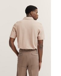 hellbeige Polohemd von Bugatti