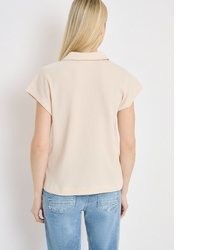 hellbeige Polohemd von Cecil