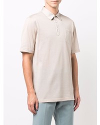 hellbeige Polohemd von Brioni