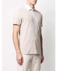 hellbeige Polohemd von Brunello Cucinelli