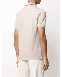 hellbeige Polohemd von Brunello Cucinelli