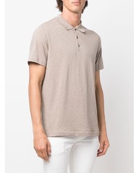 hellbeige Polohemd von Theory