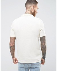 hellbeige Polohemd von Selected