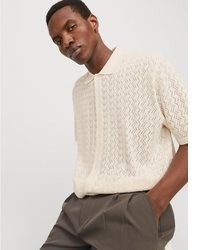 hellbeige Polohemd von Jack & Jones