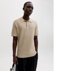 hellbeige Polohemd von Jack & Jones