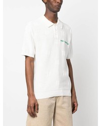 hellbeige Polohemd von Karl Lagerfeld