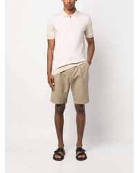 hellbeige Polohemd von Kiton