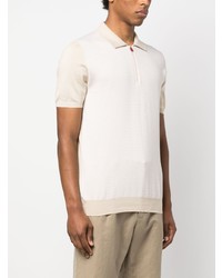 hellbeige Polohemd von Kiton