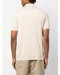 hellbeige Polohemd von Kiton