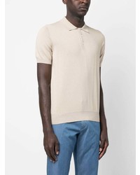 hellbeige Polohemd von Canali