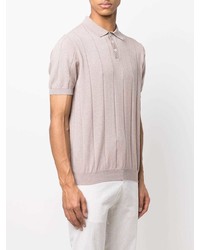 hellbeige Polohemd von Lardini