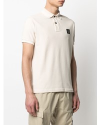 hellbeige Polohemd von Stone Island