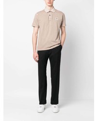 hellbeige Polohemd von Stone Island