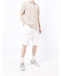 hellbeige Polohemd von Brunello Cucinelli