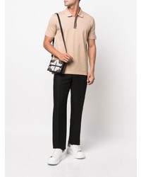 hellbeige Polohemd von Alexander McQueen