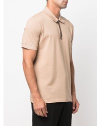 hellbeige Polohemd von Alexander McQueen