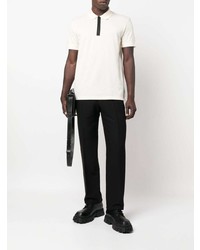 hellbeige Polohemd von Alexander McQueen