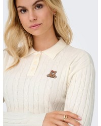 hellbeige Polohemd von Only