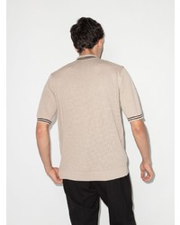 hellbeige Polohemd von Manors Golf