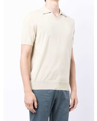 hellbeige Polohemd von Brunello Cucinelli