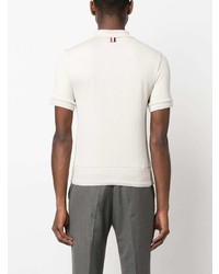 hellbeige Polohemd von Thom Browne