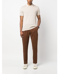 hellbeige Polohemd von Ralph Lauren Purple Label