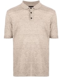 hellbeige Polohemd von Roberto Collina