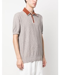 hellbeige Polohemd von Z Zegna